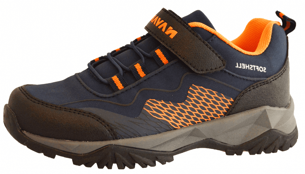 Navaho detská softshellová outdoorová obuv N75092702 čierna 29